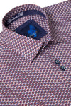 Benetti Liffey Modern Fit Long Sleeve Shirt - Wine