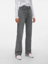 Vero Moda Tessa High Rise Wide Jeans - Medium Grey Denim