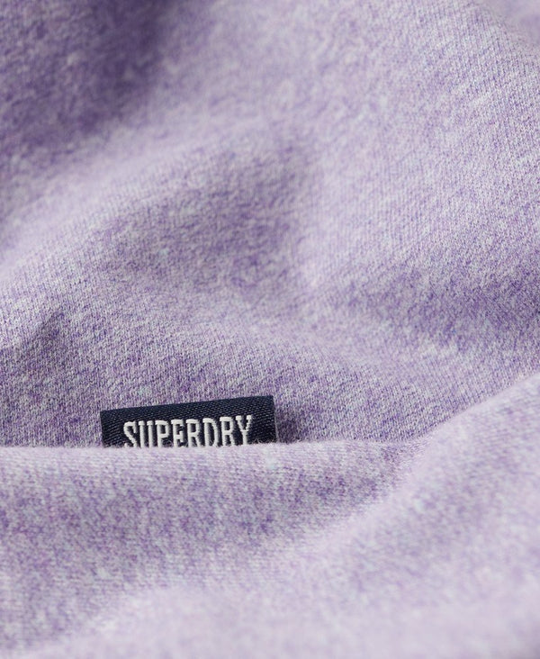 Superdry Essential Logo Emb Tee - Iris Purple Marl