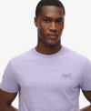 Superdry Essential Logo Emb Tee - Iris Purple Marl