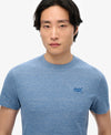 Superdry Essential Logo Emb Tee - Ocean Blue Feeder