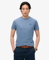 Superdry Essential Logo Emb Tee - Ocean Blue Feeder