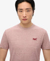 Superdry Essential Logo Emb Tee - Cherry Red Feeder