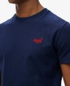 Superdry Essential Logo EMB Tee - Atlantic Navy