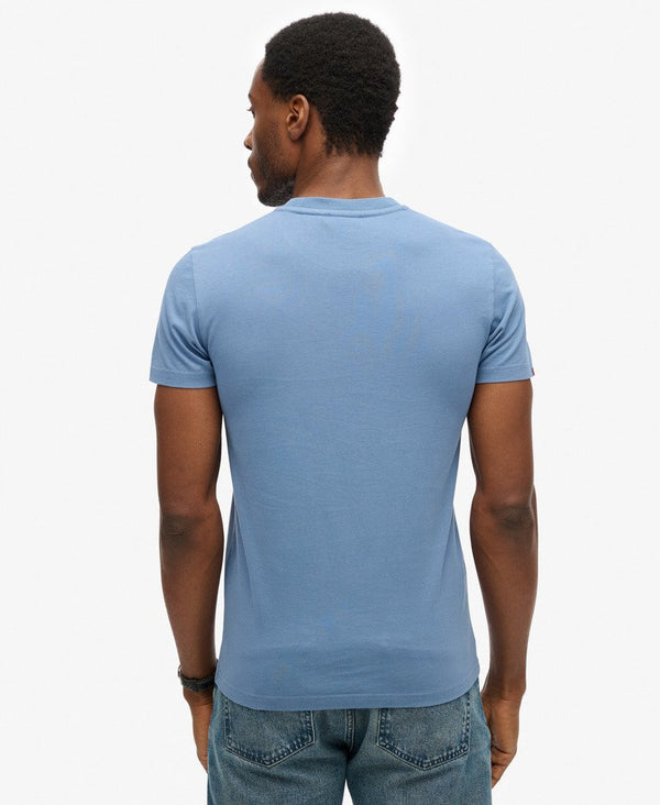 Superdry Essential Logo EMB Tee - Moonlight Blue