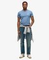Superdry Essential Logo EMB Tee - Moonlight Blue