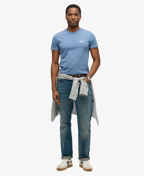 Superdry Essential Logo EMB Tee - Moonlight Blue