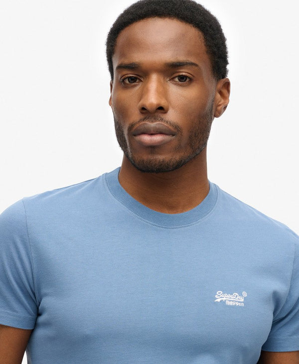 Superdry Essential Logo EMB Tee - Moonlight Blue