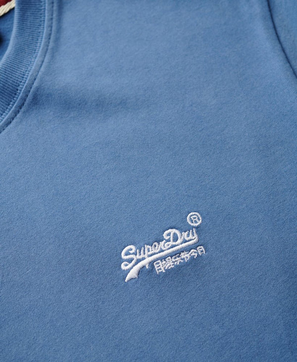 Superdry Essential Logo EMB Tee - Moonlight Blue