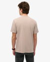 Superdry Micro Logo T-Shirt - Deep Beige Slub