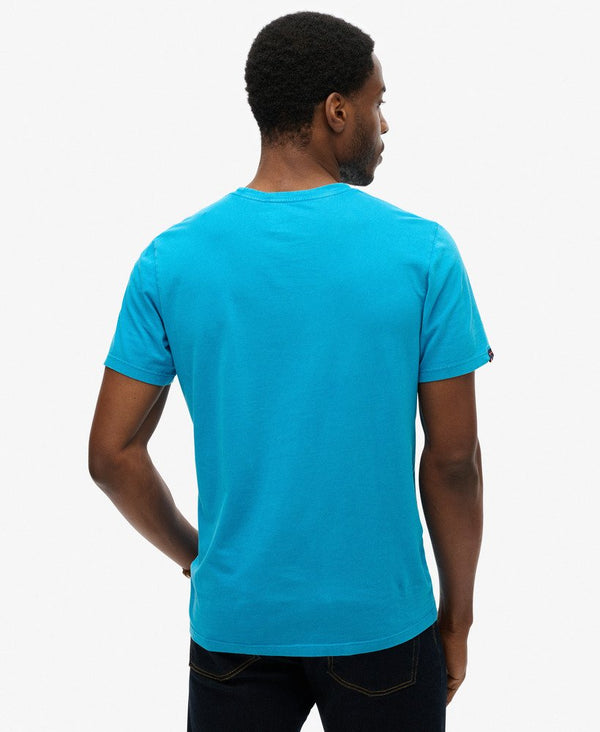 Superdry Classic Essential Tee - Washed Atomic Blue