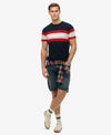 Superdry Essential Stripe Tee - Eclipse Navy Chest Stripe