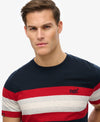 Superdry Essential Stripe Tee - Eclipse Navy Chest Stripe