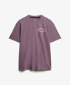 Superdry Neo Trad Tattoo Loose Tee - Blackened Purple