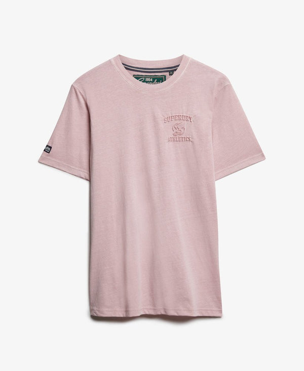 Superdry Athletic Emboss Relaxed Tee - Dusty Pink