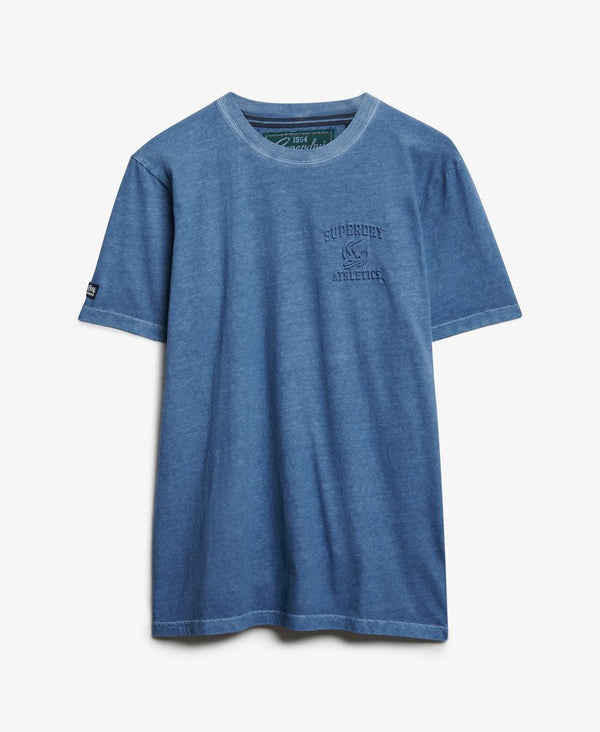 Superdry Athletic Emboss Relaxed Tee - Moonlight Blue