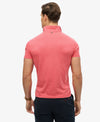 Superdry Essential Jersey Polo - Teaberry Red