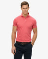 Superdry Essential Jersey Polo - Teaberry Red