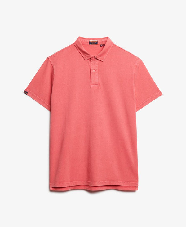 Superdry Essential Jersey Polo - Teaberry Red