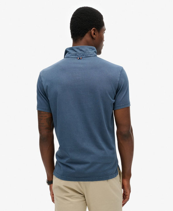 Superdry Essential Jersey Polo - Blue Bottle