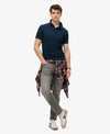 Superdry Essential Jersey Polo - Eclipse Navy