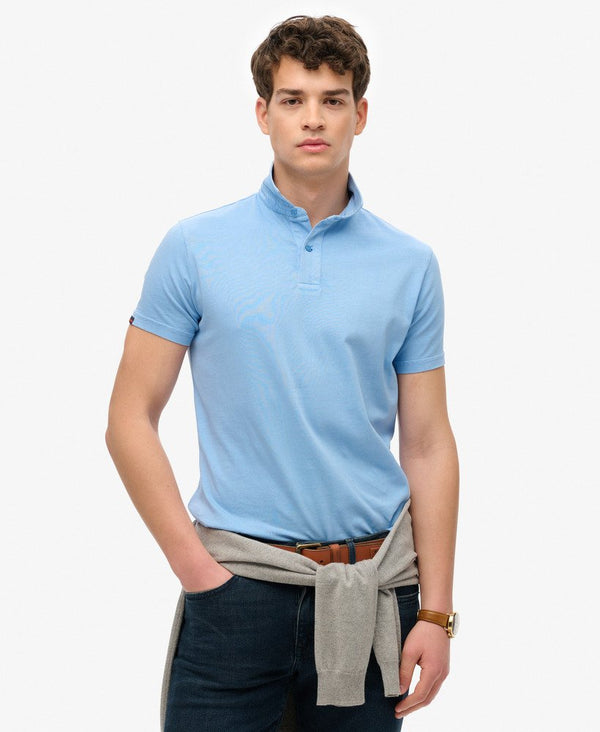 Superdry Essential Jersey Polo - Bluebell