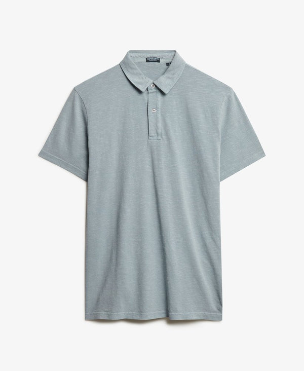 Superdry Essential Jersey Polo - Washed Denim