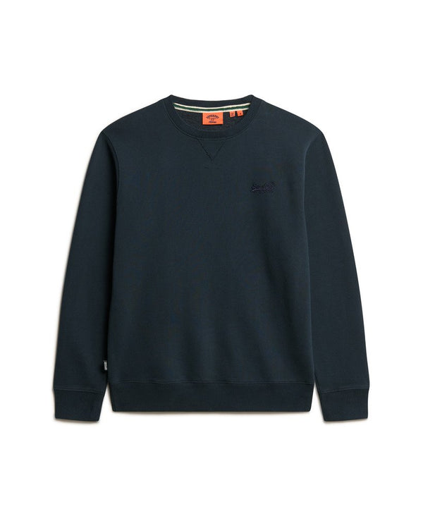 Superdry Essential Logo Crew Sweatshirt - Eclipse Navy