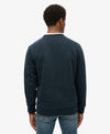 Superdry Essential Logo Crew Sweatshirt - Eclipse Navy