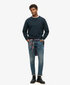 Superdry Essential Logo Crew Sweatshirt - Eclipse Navy