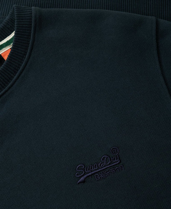 Superdry Essential Logo Crew Sweatshirt - Eclipse Navy