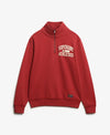 Superdry Vintage Athletic Half Zip - Prep Red