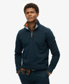 Superdry Core Pique Henley - Eclipse Navy