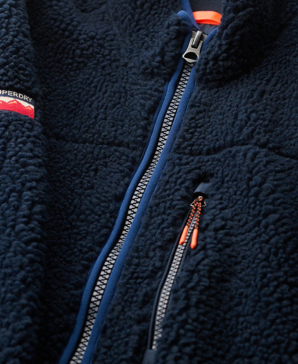 Superdry Outdoor Full Zip Fleece - Eclipse Navy