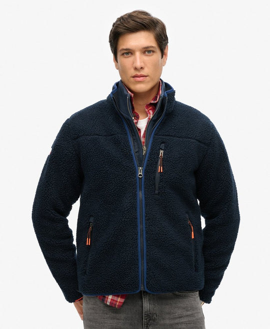 Superdry Outdoor Full Zip Fleece - Eclipse Navy
