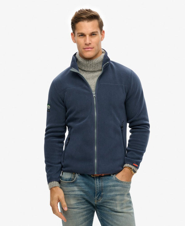 Superdry Active Full Zip Fleece - Lauren Navy