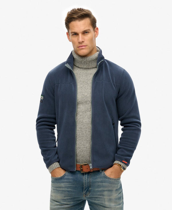 Superdry Active Full Zip Fleece - Lauren Navy