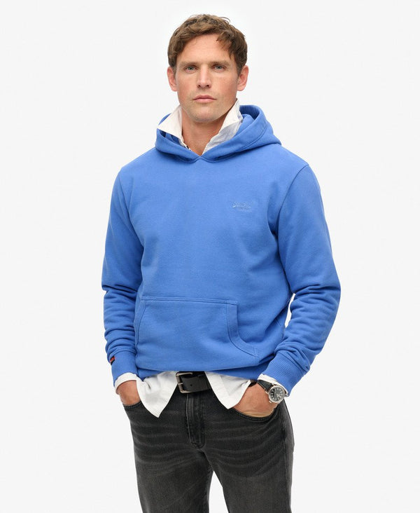 Superdry Essential Logo Hoodie HB - Chambray Blue