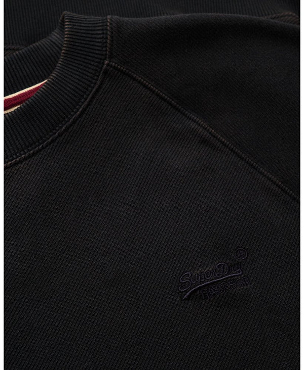 Superdry Essential Logo Raglan Crew - Black