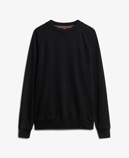 Superdry Essential Logo Raglan Crew - Black