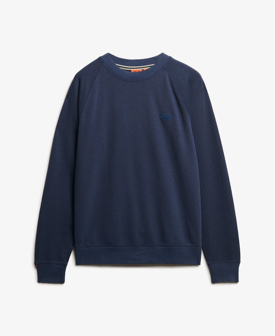 Superdry Essential Logo Raglan Crew - Lauren Navy