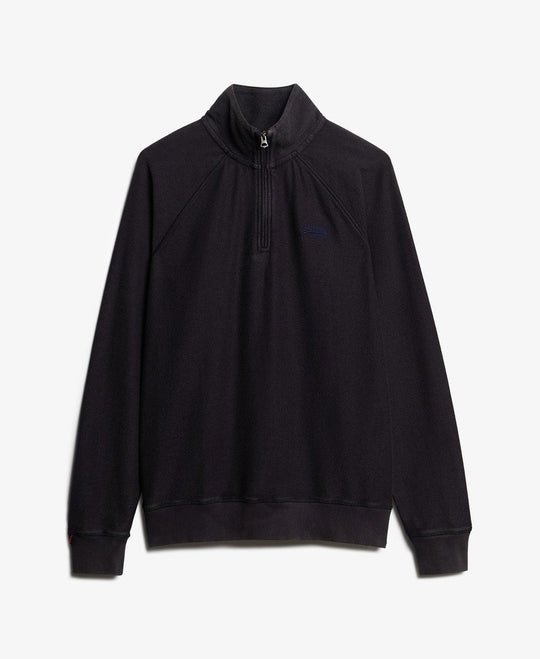 Superdry Essential Logo Raglan Half Zip - Eclipse Navy