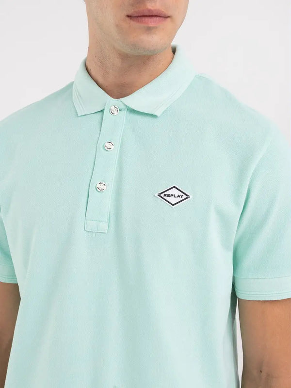 Replay Pique Polo M3070A.22696G.584 - Caribe Turquoise