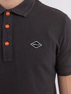 Replay Contrast Button Polo - M3070A.22696M.099 Blackboard