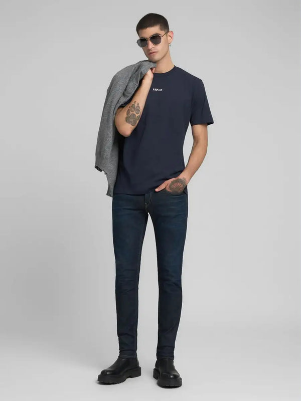 Replay Tee M3098.000.2660.067 - Night Blue