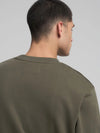 Replay Cotton Blend Crew Neck Sweatshirt - Mud Green M3102.000.23832.759