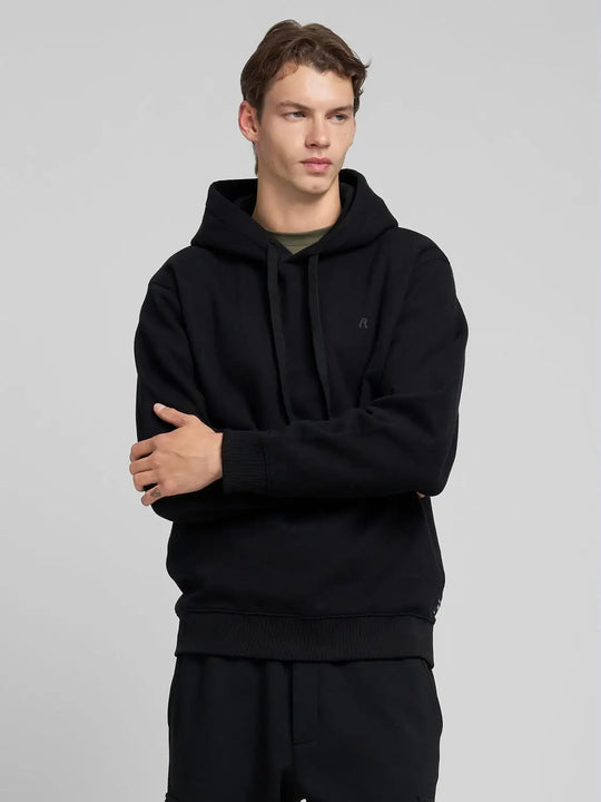 Replay Cotton Blend Hoody - Black M3103.000.23832.098