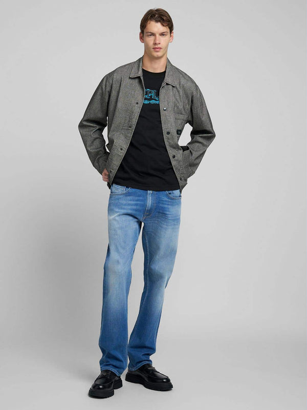 Replay Cotton T-Shirt With Print - Black M3220 .000.2660