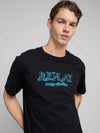Replay Cotton T-Shirt With Print - Black M3220 .000.2660