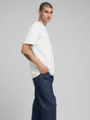 Replay Crew-Neck T-Shirt With Archival Print - Natural White M3279 .000.23608P.011